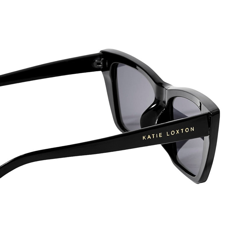 Katie Loxton Catalina Sunglasses in Black KLSG036 side