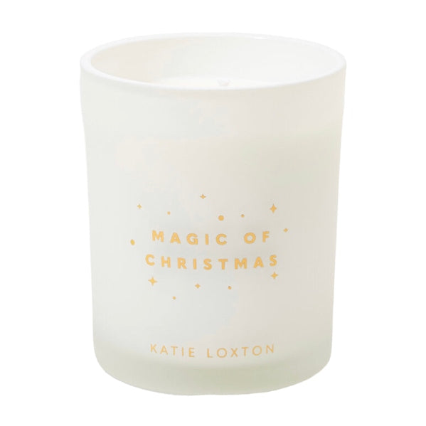 Katie Loxton Cinnamon & Nutmeg Chai Scented Candle Magic Of Christmas KLC280 front
