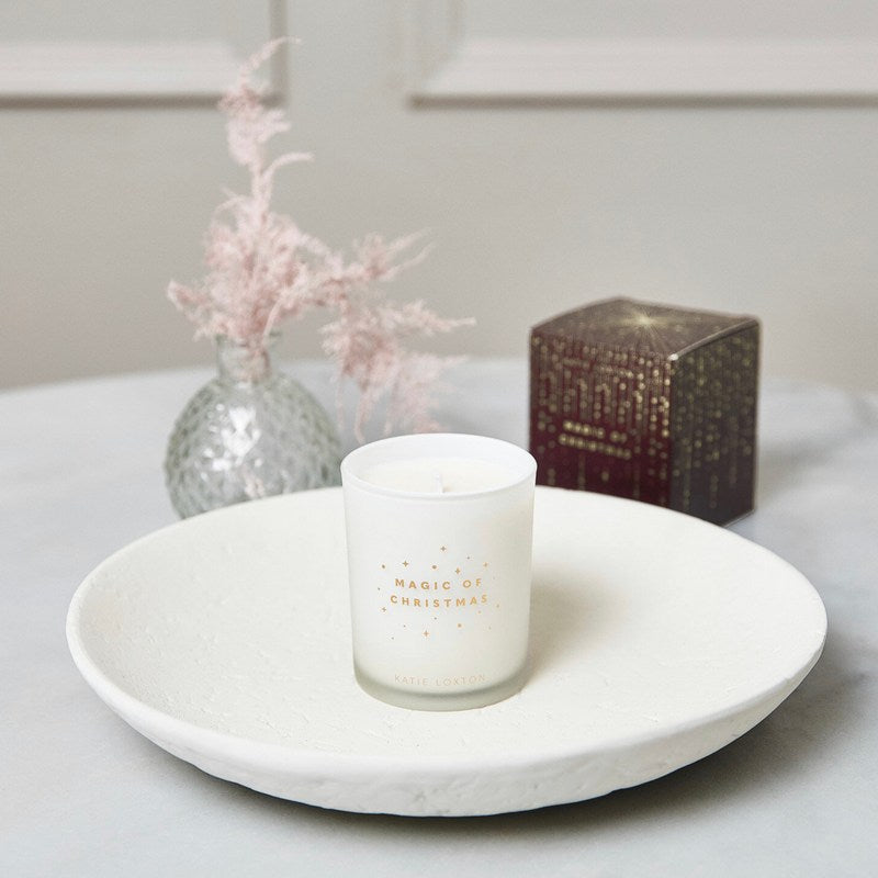 Katie Loxton Cinnamon & Nutmeg Chai Scented Candle Magic Of Christmas KLC280 lifestyle