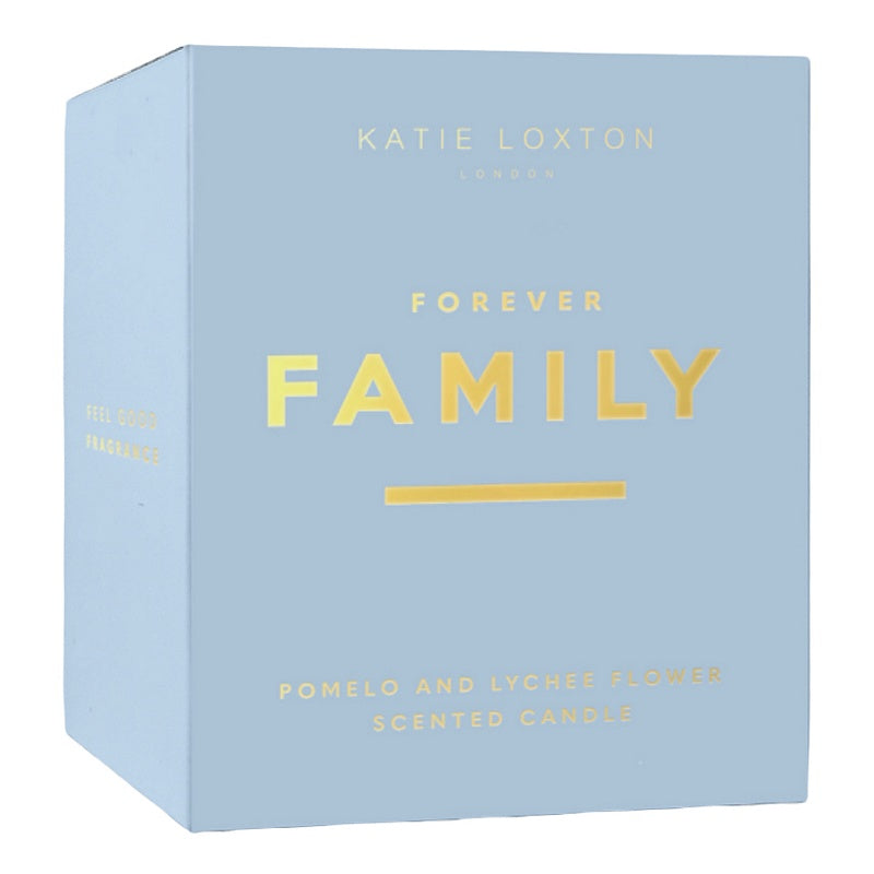 Katie Loxton Forever Family Sentiment Candle KLC180 box front