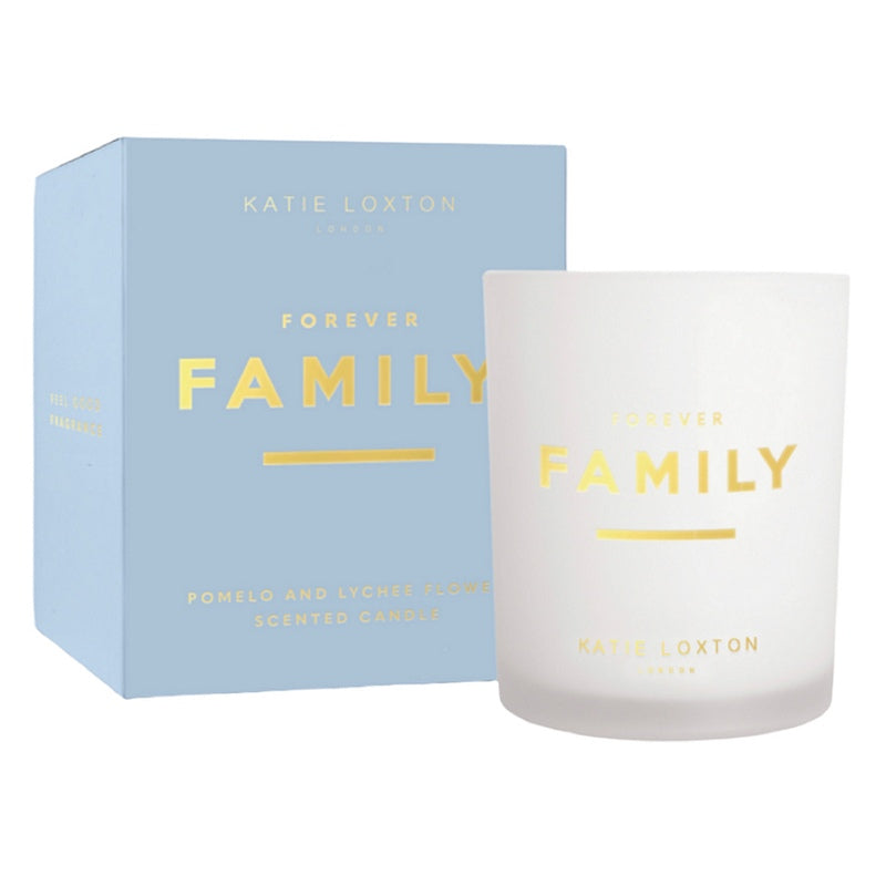 Katie Loxton Forever Family Sentiment Candle KLC180 main