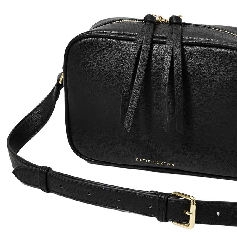 Katie Loxton Isla Crossbody Bag Black KLB2286 strap