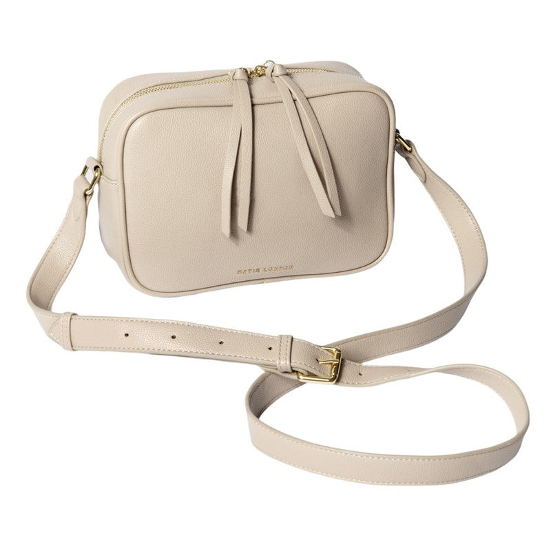 Katie Loxton Isla Crossbody Bag Light Taupe KLB2288 strap