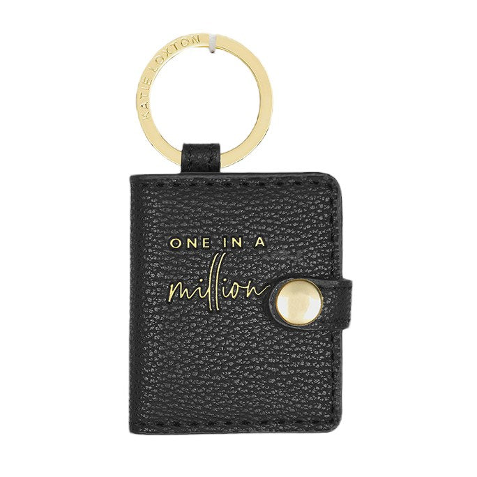 Katie LoxtonKatie Loxton Keyring Photo Wallet Black One In A Million KLB1661 main