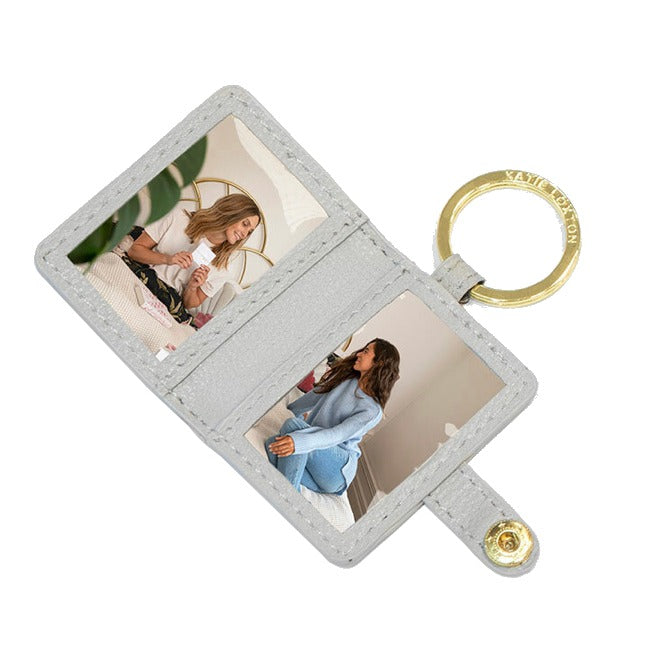 Katie Loxton Keyring Photo Wallet Grey Fabulous Friend KLB1660 with photos
