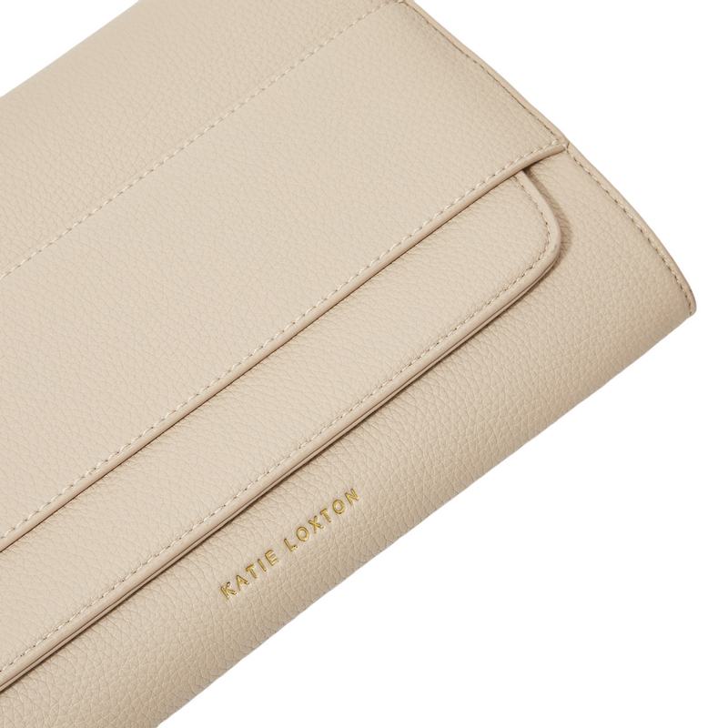 Katie Loxton Lila Clutch in Light Taupe KLB2244 logo