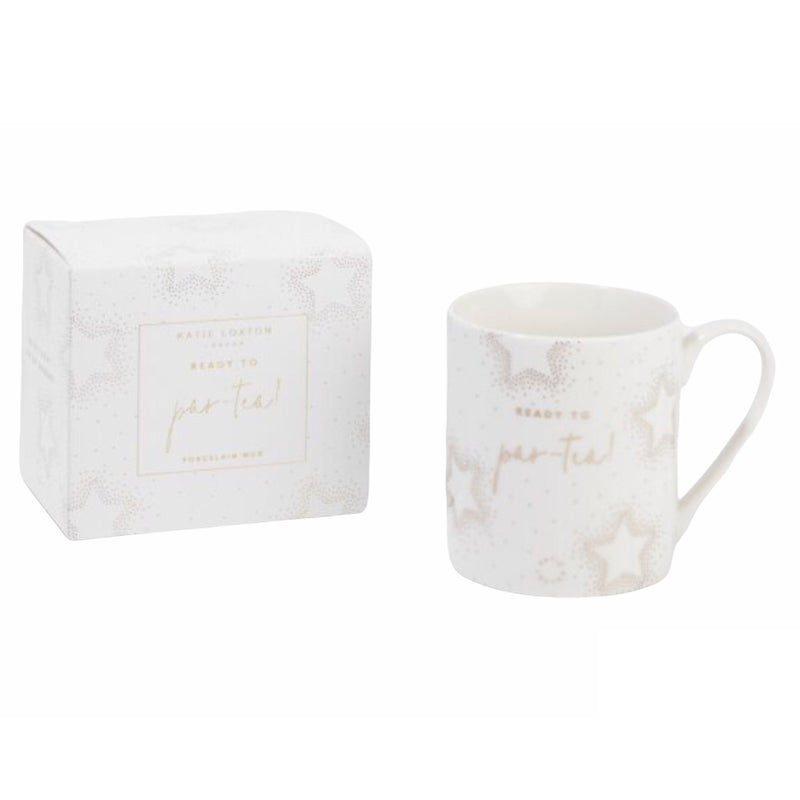 Katie Loxton Porcelein Mug Ready To Par-Tea KLCW095 with gift box