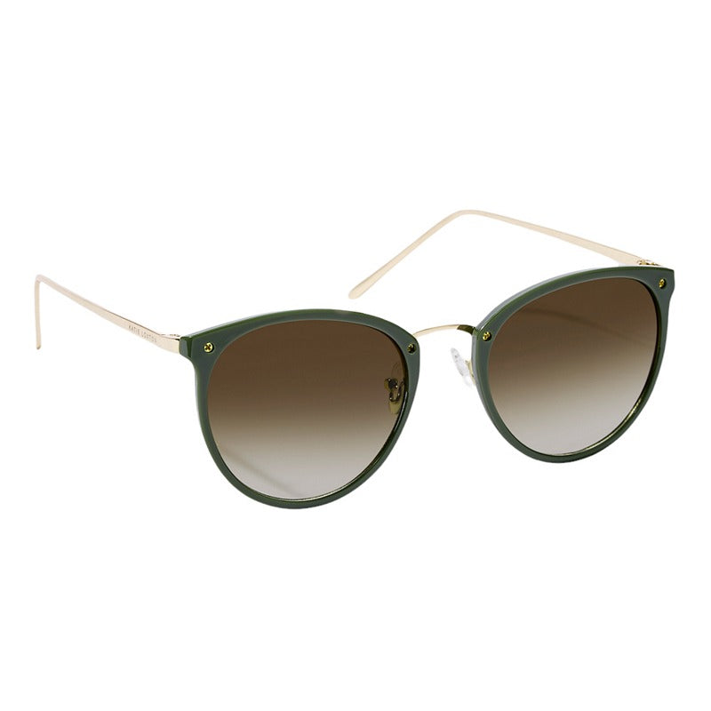 Katie Loxton Santorini Sunglasses in Khaki KLSG033 angled