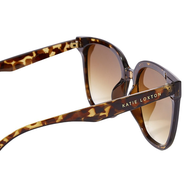 Katie Loxton Savannah Sunglasses in Brown Tortoiseshell KLSG035 side