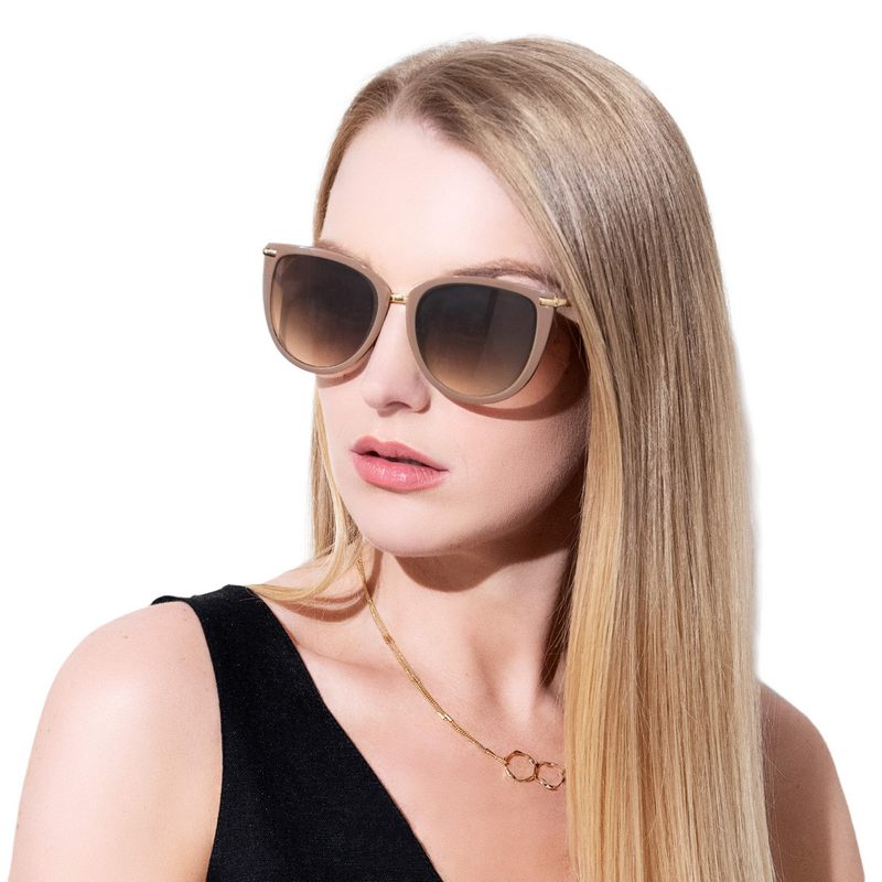 Katie Loxton Sunglasses Sardinia in Mink KLSG042 on model