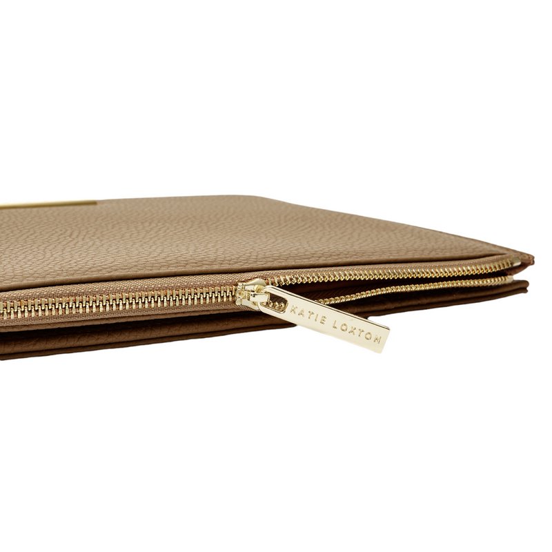 Katie Loxton Travel Document Holder in Taupe KLB2334 zip