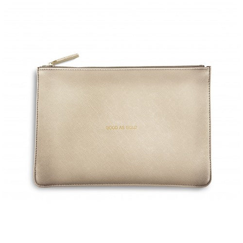 Katie Loxton The Perfect Pouch - Metallic Gold - Good As Gold