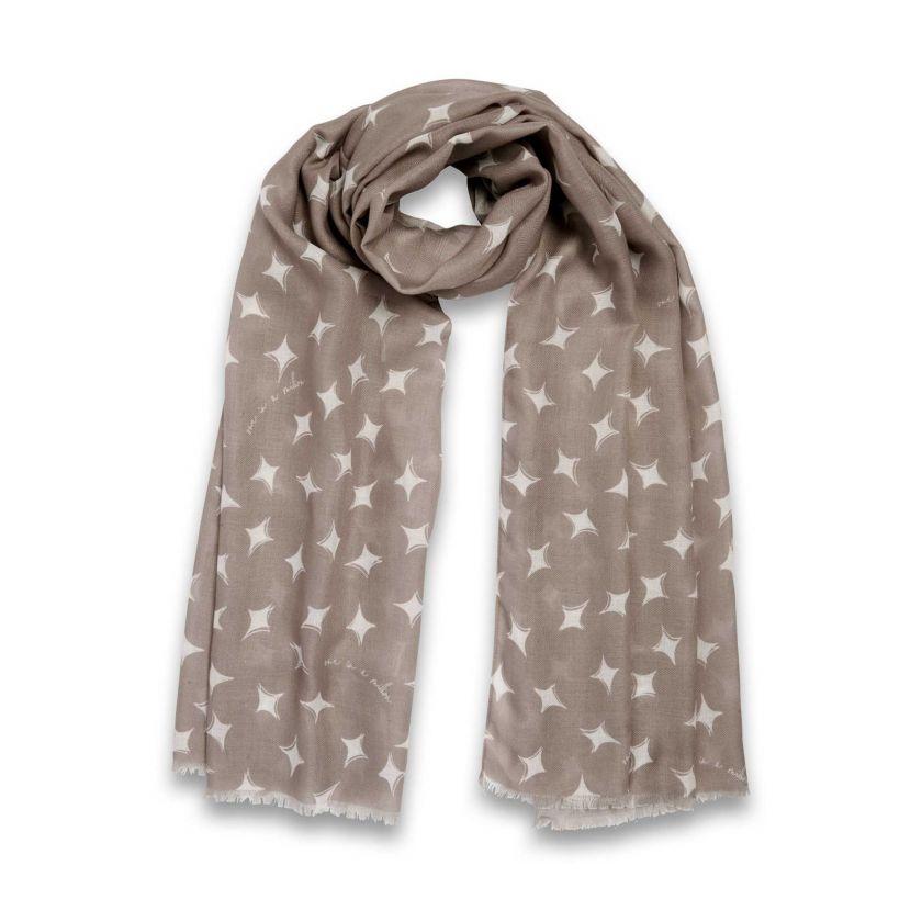 Katie Loxton Wonderful Mum Scarf in Oatmeal KLS155 main