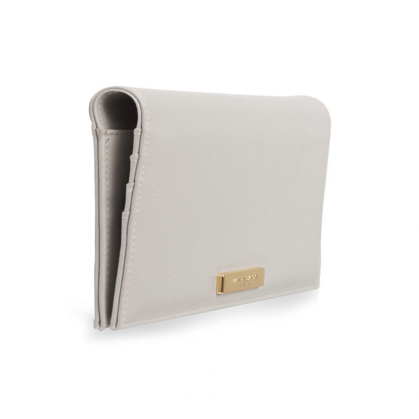 Katie Loxton secret Message Purse Warm Grey Time To Shine KLB654 side