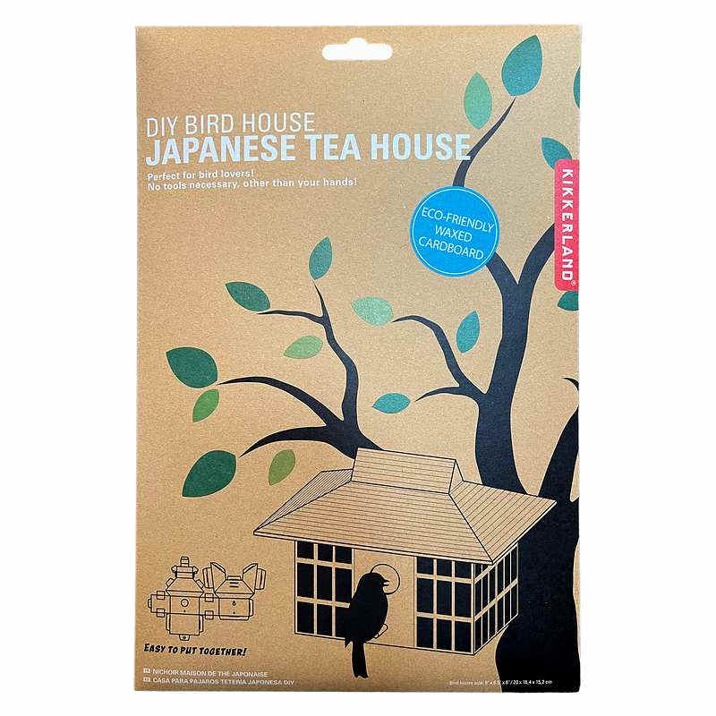 Kikkerland DIY Bird House Japanese Tea House BH07 package