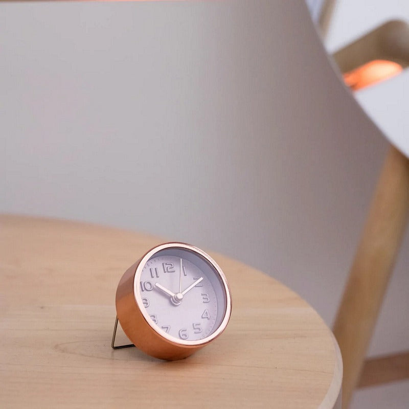 Kikkerland Mini Alarm Clock AC10-A Copper lifestyle