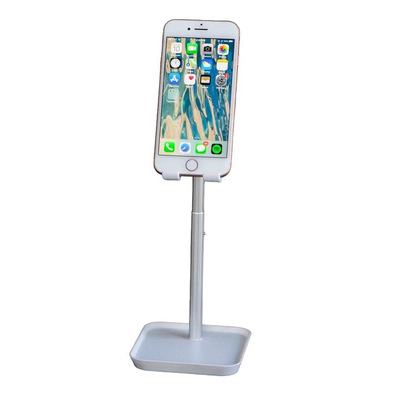 Kikkerland Perfect Phone Stand White US216-WH in use