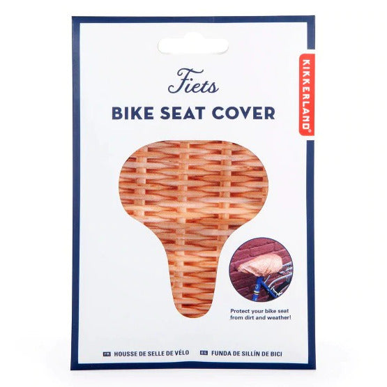 Kikkerland Wicker Bike Seat Cover BB63