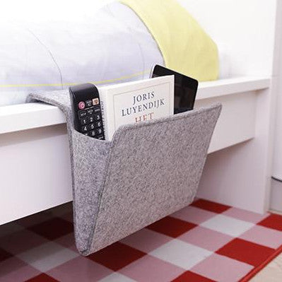 Kikkerland Felt Bedside Caddy OR74 lifestyle