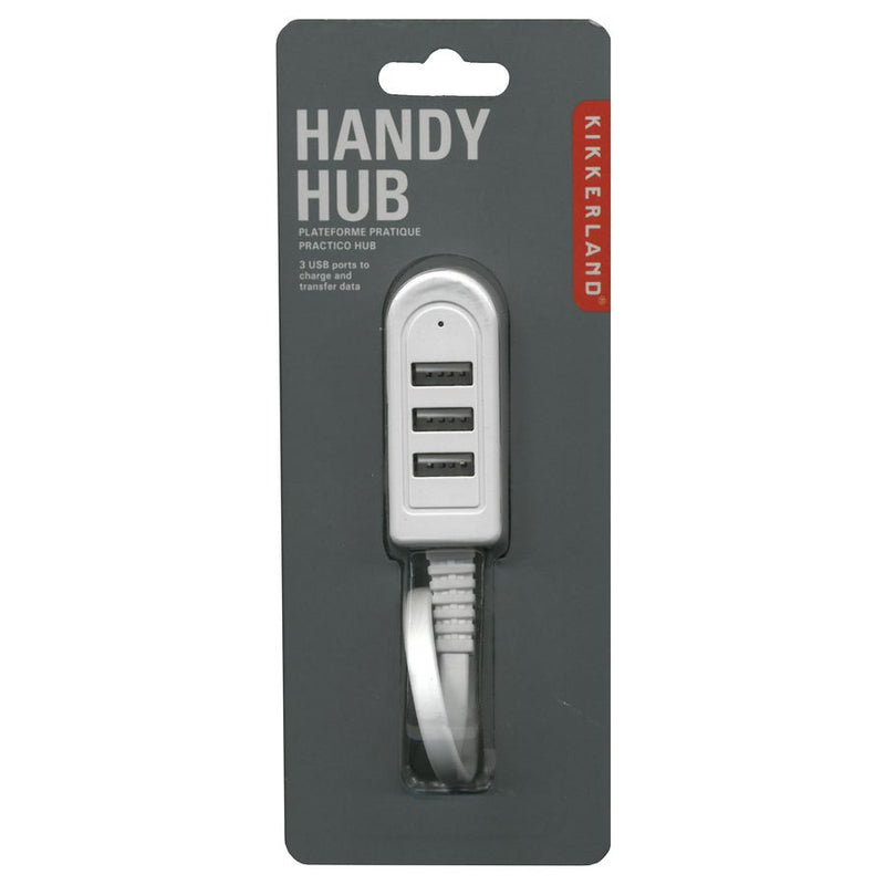 Kikkerland Handy Hub White USB Multiconnector US171 in packaging