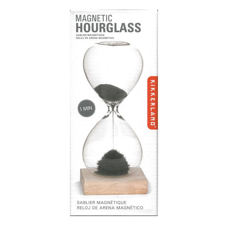 Kikkerland Magnetic Sand Hourglass ST05 box