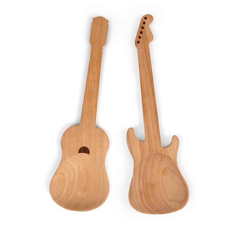 Kikkerland Rockin Wooden Spoons CU64