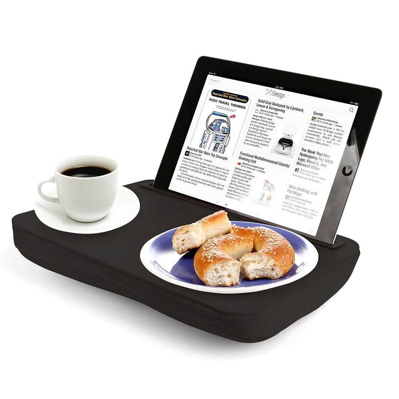 Kikkerland iBed Laptop Desk For iPad US039-BK in use