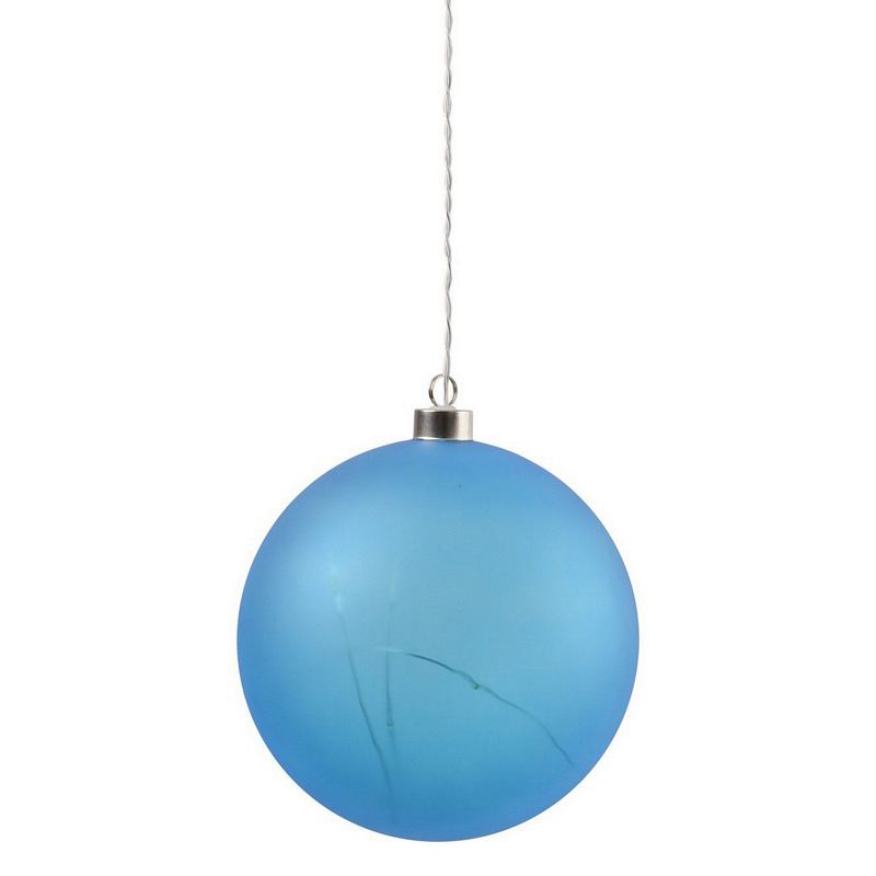 LED Matt Blue Glass Ball 820121