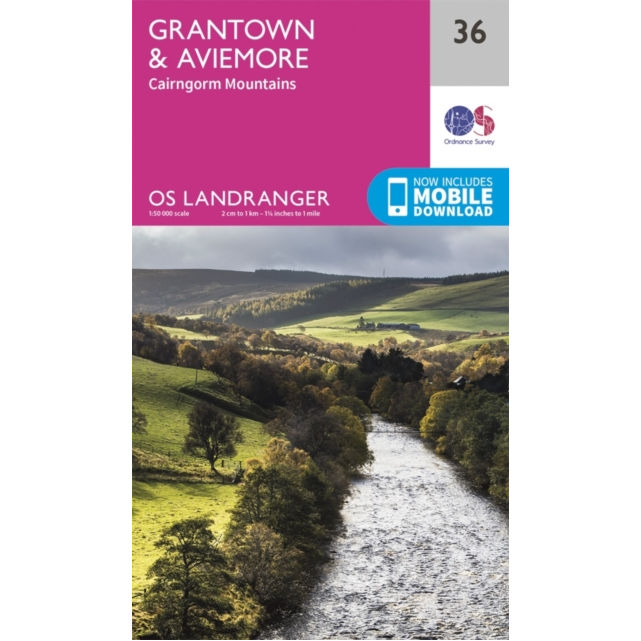 Landranger 36 Grantown Aviemore and Cairngorm Mountains