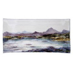Highland Stoneware landscape rectangle plate