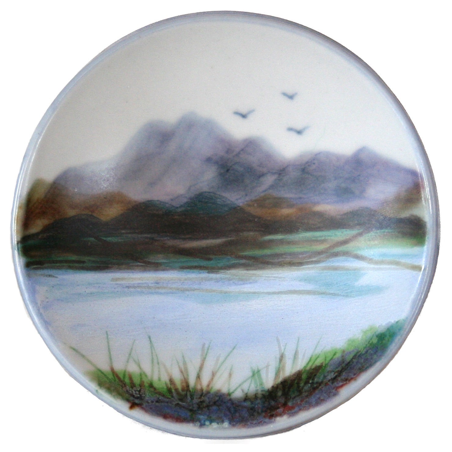 Highland Stoneware Landscape Small Geo Dish