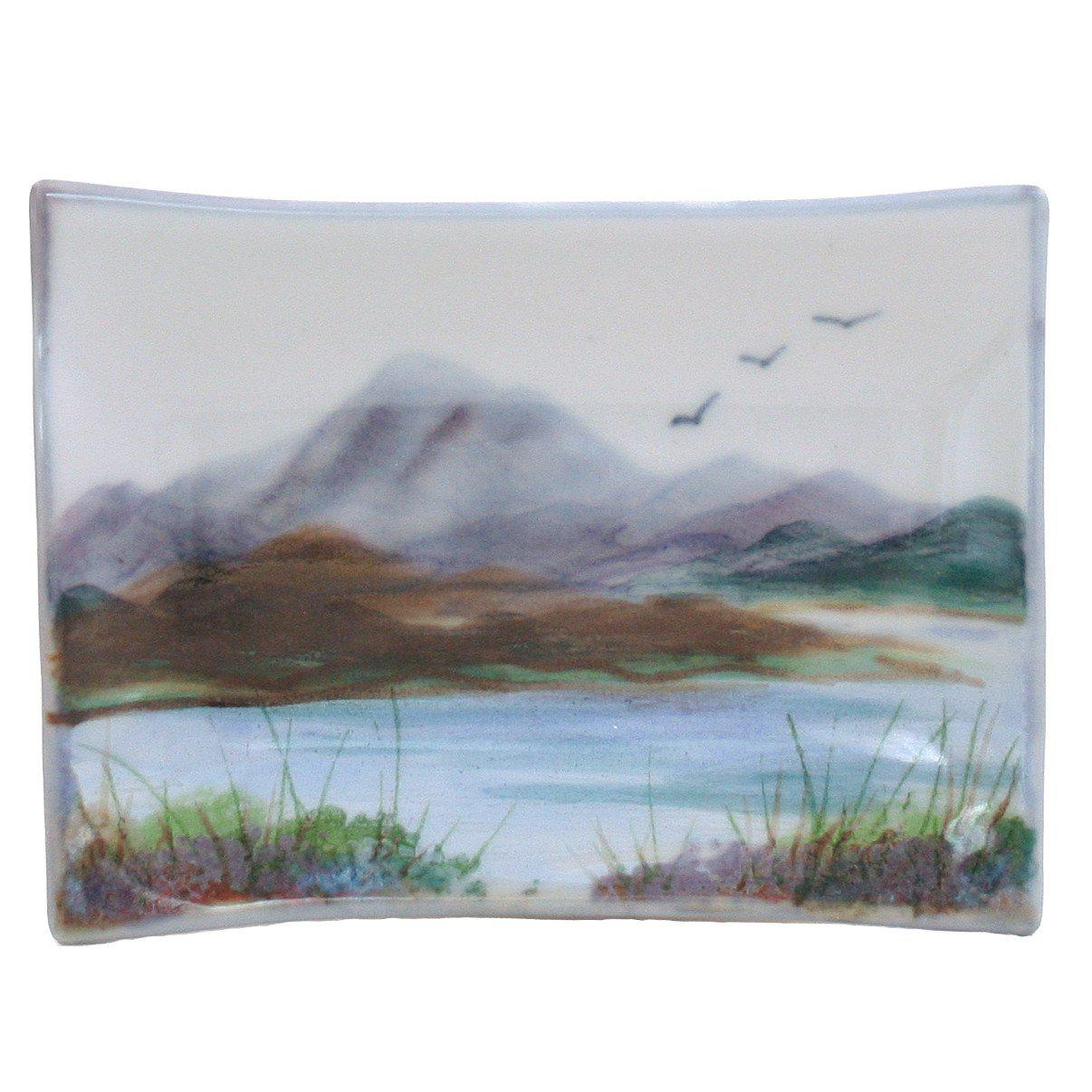 Highland Stoneware Landscape Plate Rectangle X-Small