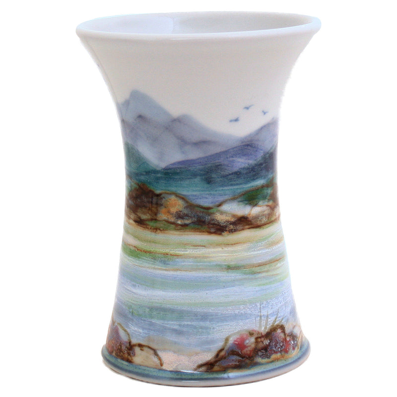 Highland Stoneware Landscape Vase