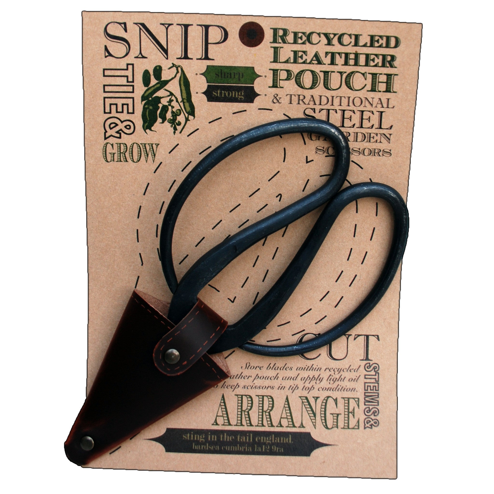 Large Gardening Scissors in Pouch