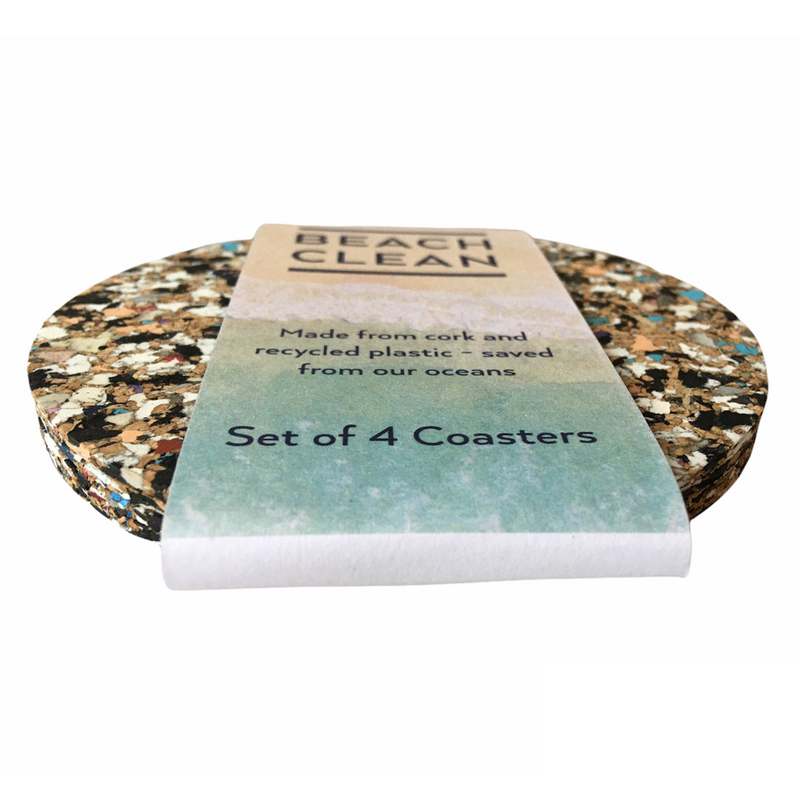 Liga Eco Living Beach Clean Coaster Set Round side