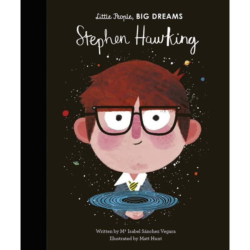 Little People Big Dreams - Stephen Hawking Hardback Book cover front