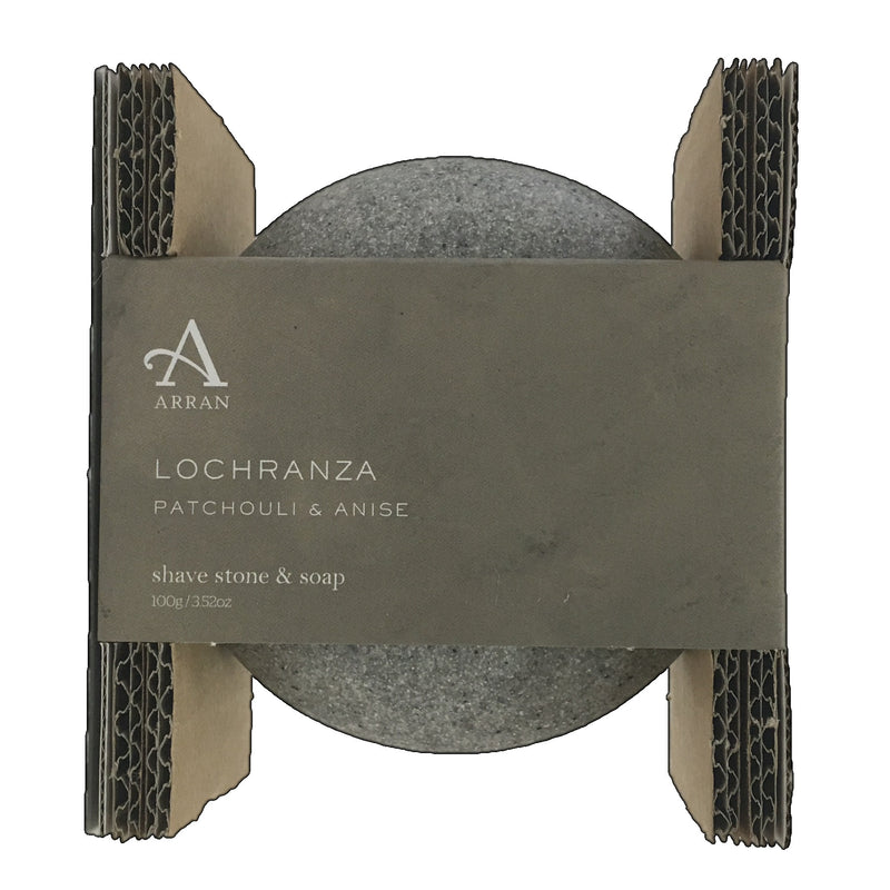 Arran Lochranza Shave Stone & Soap packaged