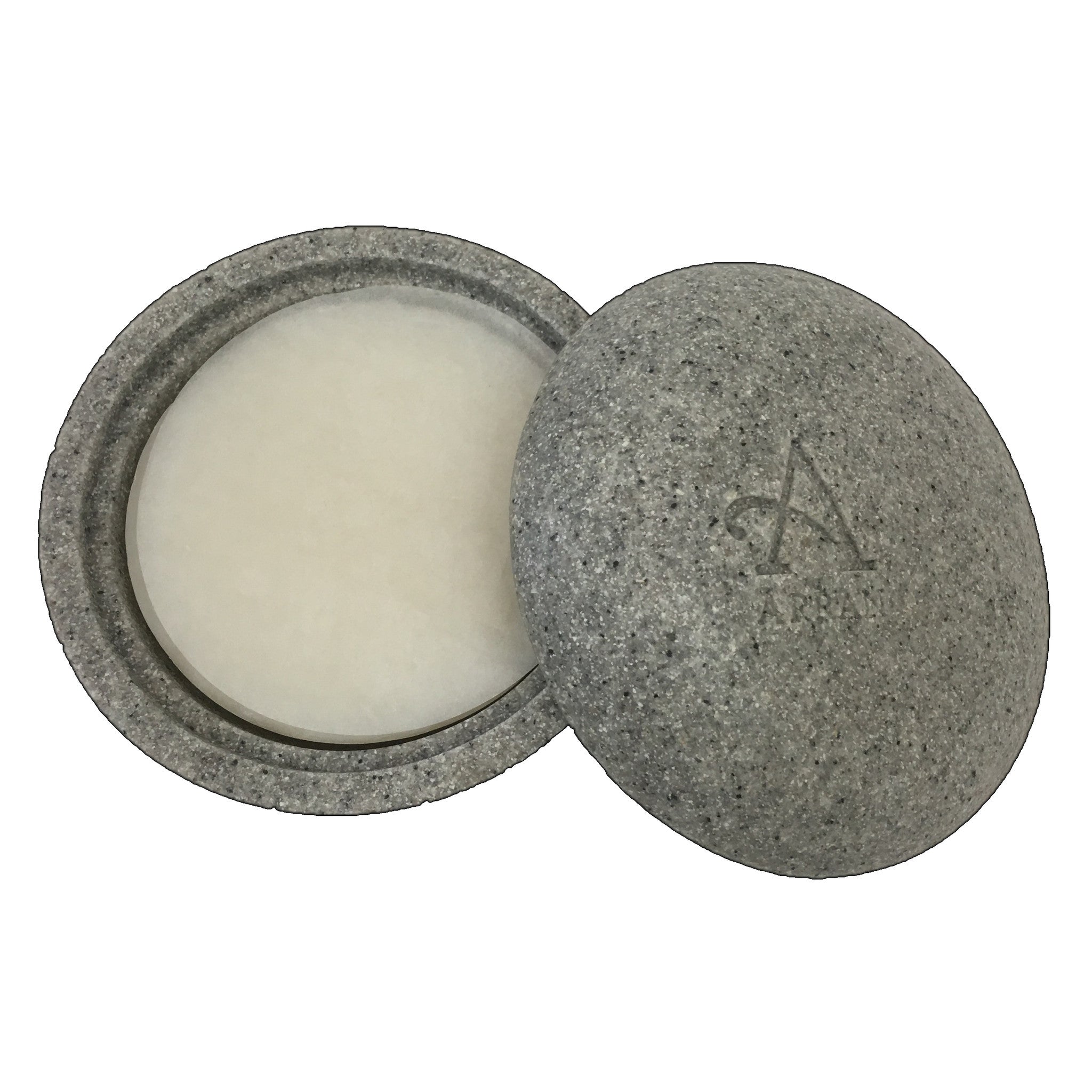 Arran Lochranza Shave Stone & Soap open