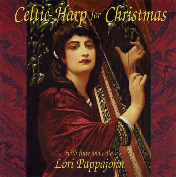 Lori Pappajohn - Celtic Harp For Christmas RECD522 CD front cover