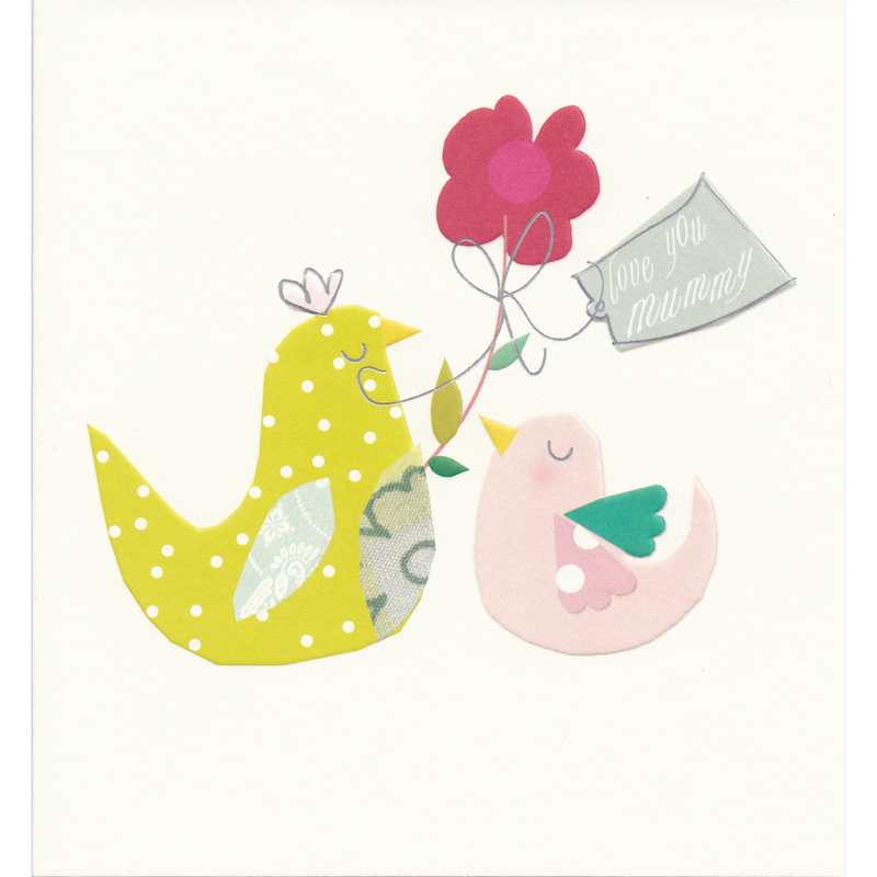 Love You Mummy Chick Card