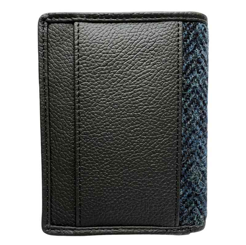 Maccessori Harris Tweed Slim Bi-fold Wallet Blue CB5008-SP516 back