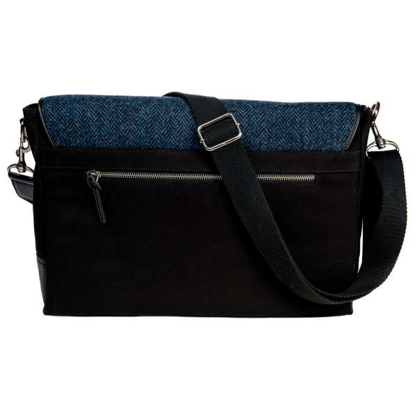Maccessori Harris Tweed Messenger Bag back