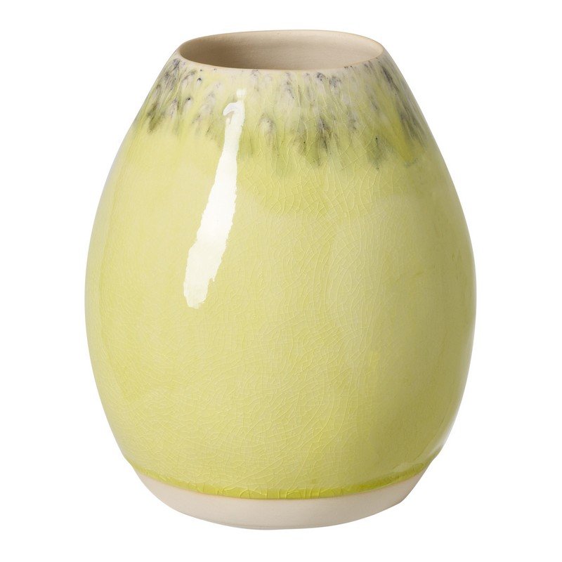 Madeira Lemon Green Egg Vase 306019G