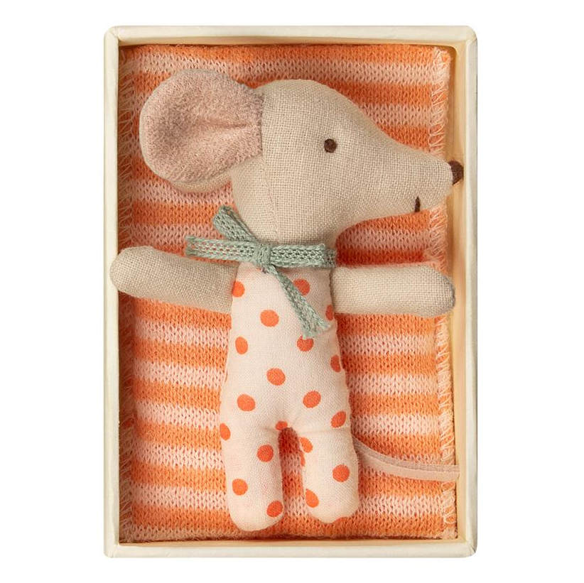 Maileg Sleepy-Wakey Mouse Girl in box