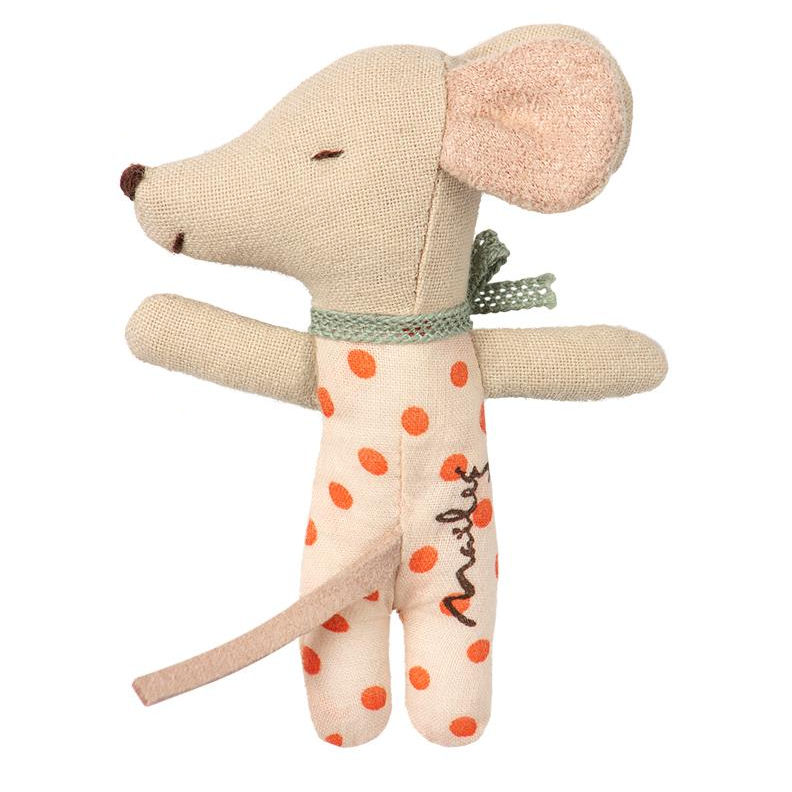 Maileg Sleepy-Wakey Mouse Girl asleep