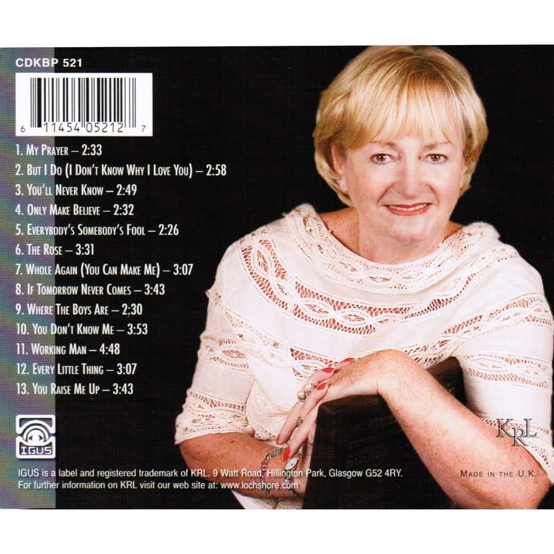 Majella Reflections CDKBP521 CD back