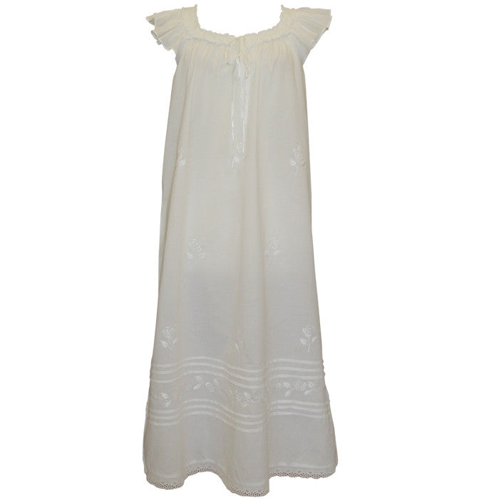 Margo Nightdress Capped Sleeves