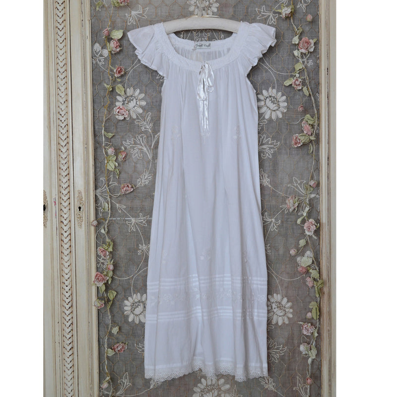 Margo Nightdress Capped Sleeves hanging