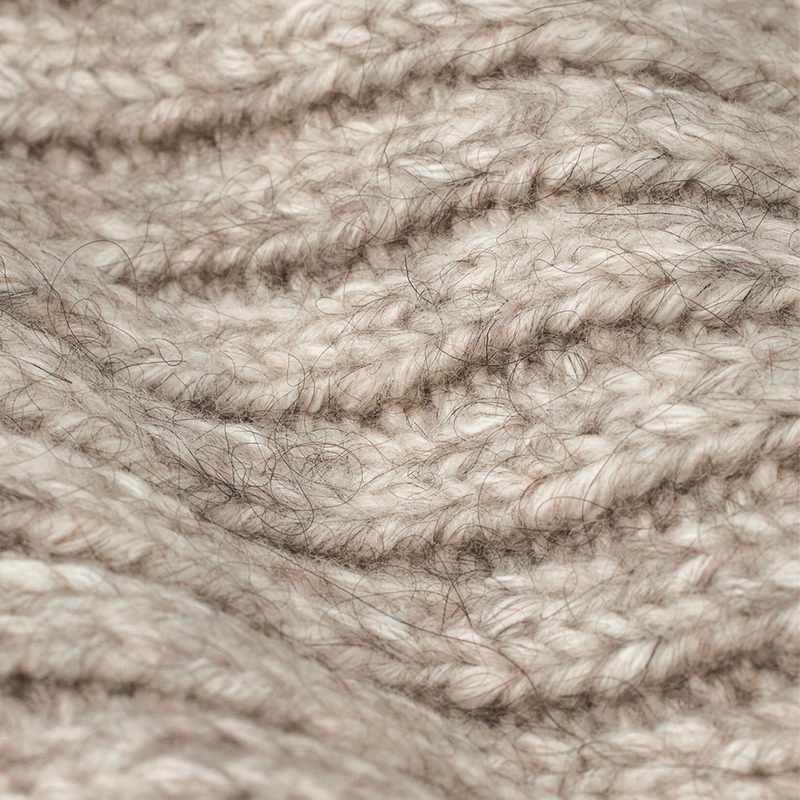 Masai Clothing Annalee Tube Scarf in Whitecap 1005865-1025S knit detail