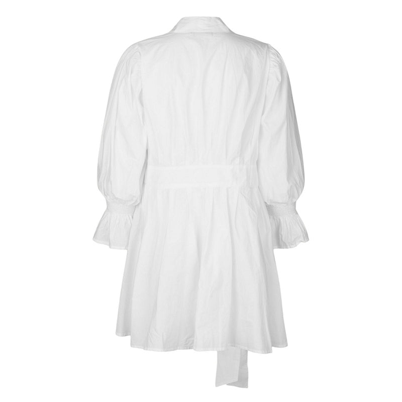 Masai Clothing Julia Jacket in White Cotton 1006020-1000S back